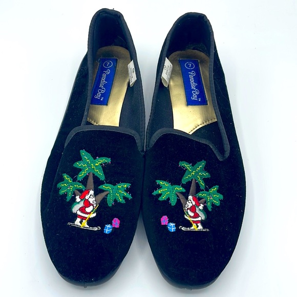 Paradise Bay Shoes Vintage Paradise Bay Skiing Santa And Palm Trees